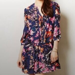 Maeve‎ Anthropology Floral Print Dress - Size Small P